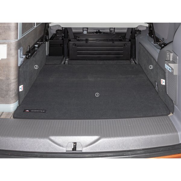 Protezione dellarmadio nel vano carico VW-T6.1 California (senza Beach) nero