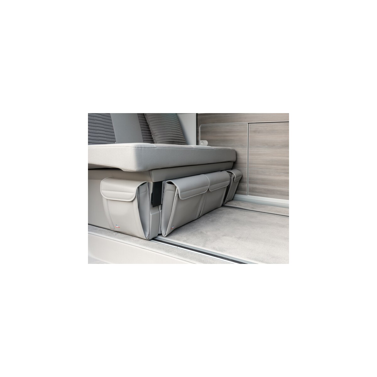 Volkswagen Original Tappetini Anteriori In Velluto Per Transporter T5/T6, Multivan, California – 2 Pezzi Con Fissaggio A Pulsante - 6