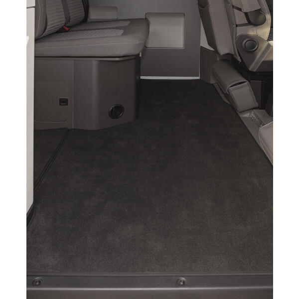 Tappetino in velluto per vano passeggeri, VW Grand California 680 3 pz nero