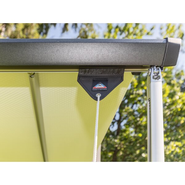 Markisenabspann-Set, 2 Abspanner komplett schwarz