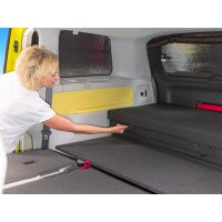 iXTEND ® pieghevole, 120 x 202 x 7 cm, Design "nero" VW ID.Buzz con Multiflexboard VW ID.Buzz