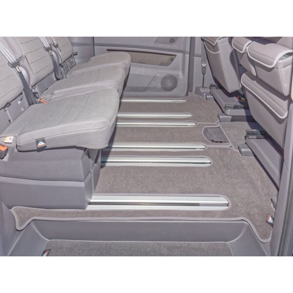 Velourteppich Fahrgastraum Design "Raven", VW T7 Beach Camper / Tour