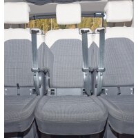 Second Skin ® Schonbezug Mittelsitz (2. Sitzreihe), Design "Bright Dots", VW T7 Beach Camper/Tour