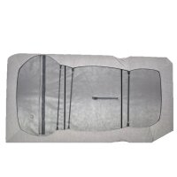 Lenzuolo con angoli iXTEND ® letto pieghevole originale, design "Single-Jersey", bianco, VW T7 Beach Camper / Tour